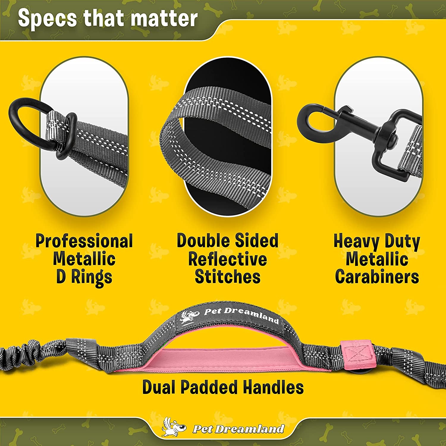 Exquisite Handsfree Dog Leash for Large Dogs. Ultimate Comfort &amp; Freedom for Walking and Hiking. Premium Quality, Durable &amp; Versatile Waist Belt. Your Dog Will Love This Running Leash.