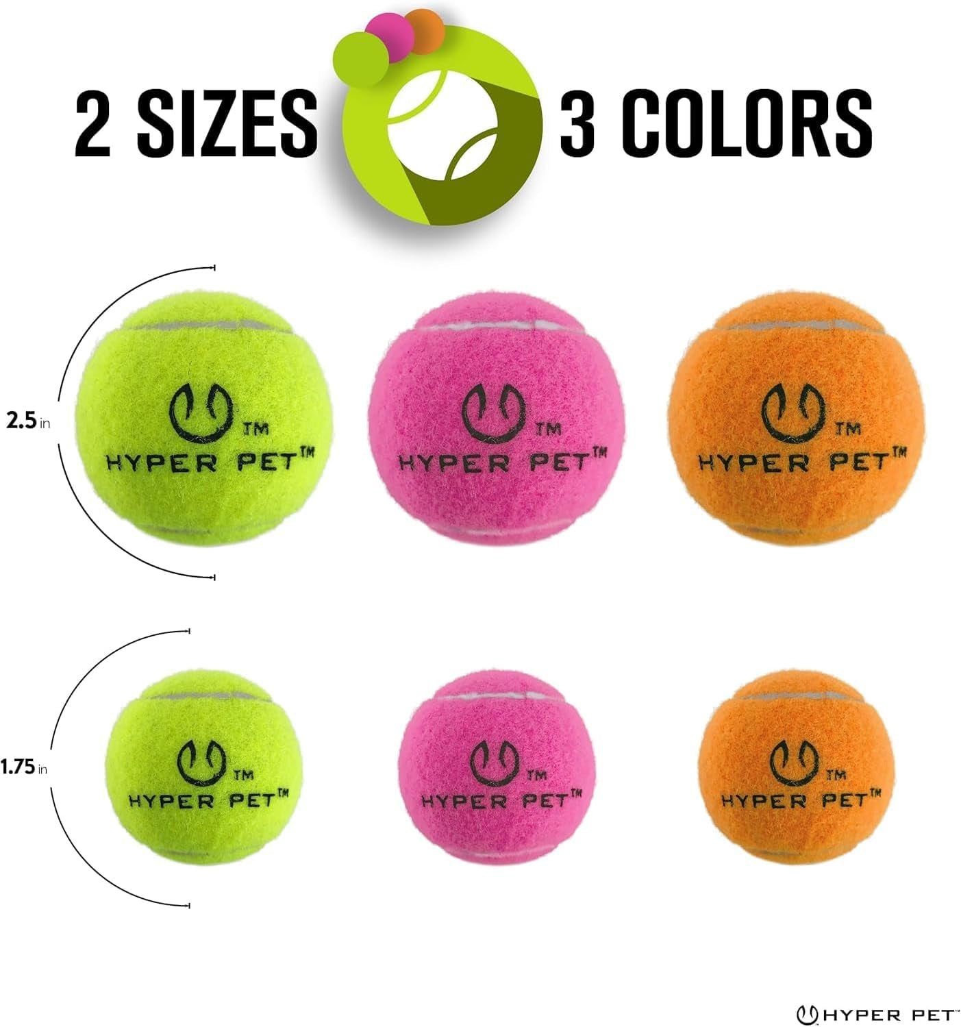 MINI Tennis Balls for Dogs (Safe Dog Ball Tennis Balls for Exercise &amp; Training) Interactive Toys Work with  K9 Kannon MINI Dog Ball Launcher - 4 Pack Pink