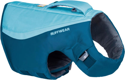 , Float Coat Dog Life Jacket, Premium Buoyancy Swim Vest with Lift Handle, Secure Fit &amp; Reflective Trim, Adjustable Flotation for Swimming, Boating, &amp; Outdoor Adventures, Deep Blue, X-Small