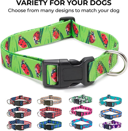 American Flag Dog Collar - Classic Design Available in 5 Sizes (Small)
