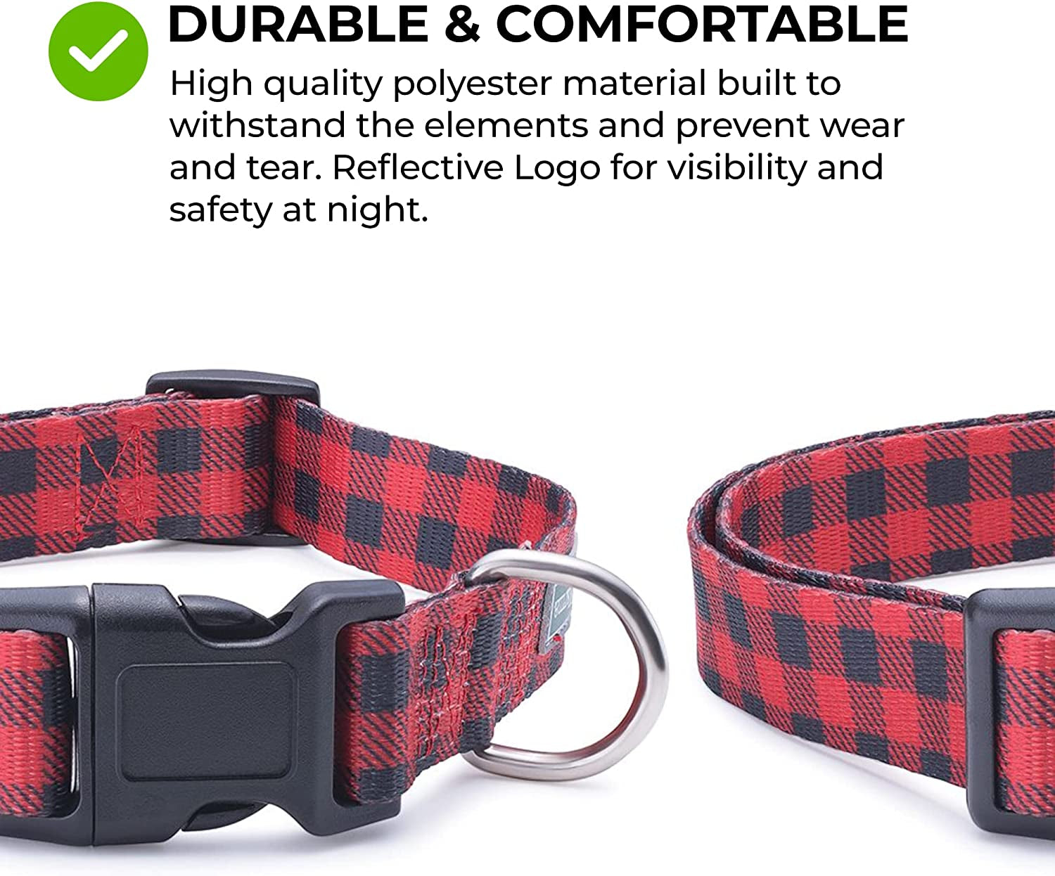 American Flag Dog Collar - Classic Design Available in 5 Sizes (Small)